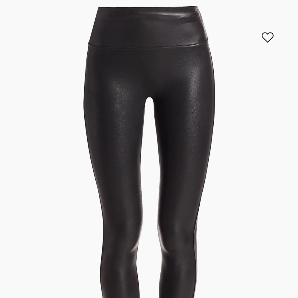 Spanx Faux Leather Leggings Like New